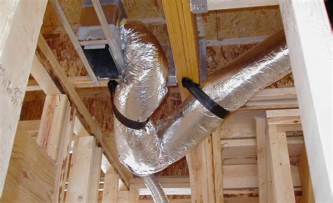 insulated flex duct installation